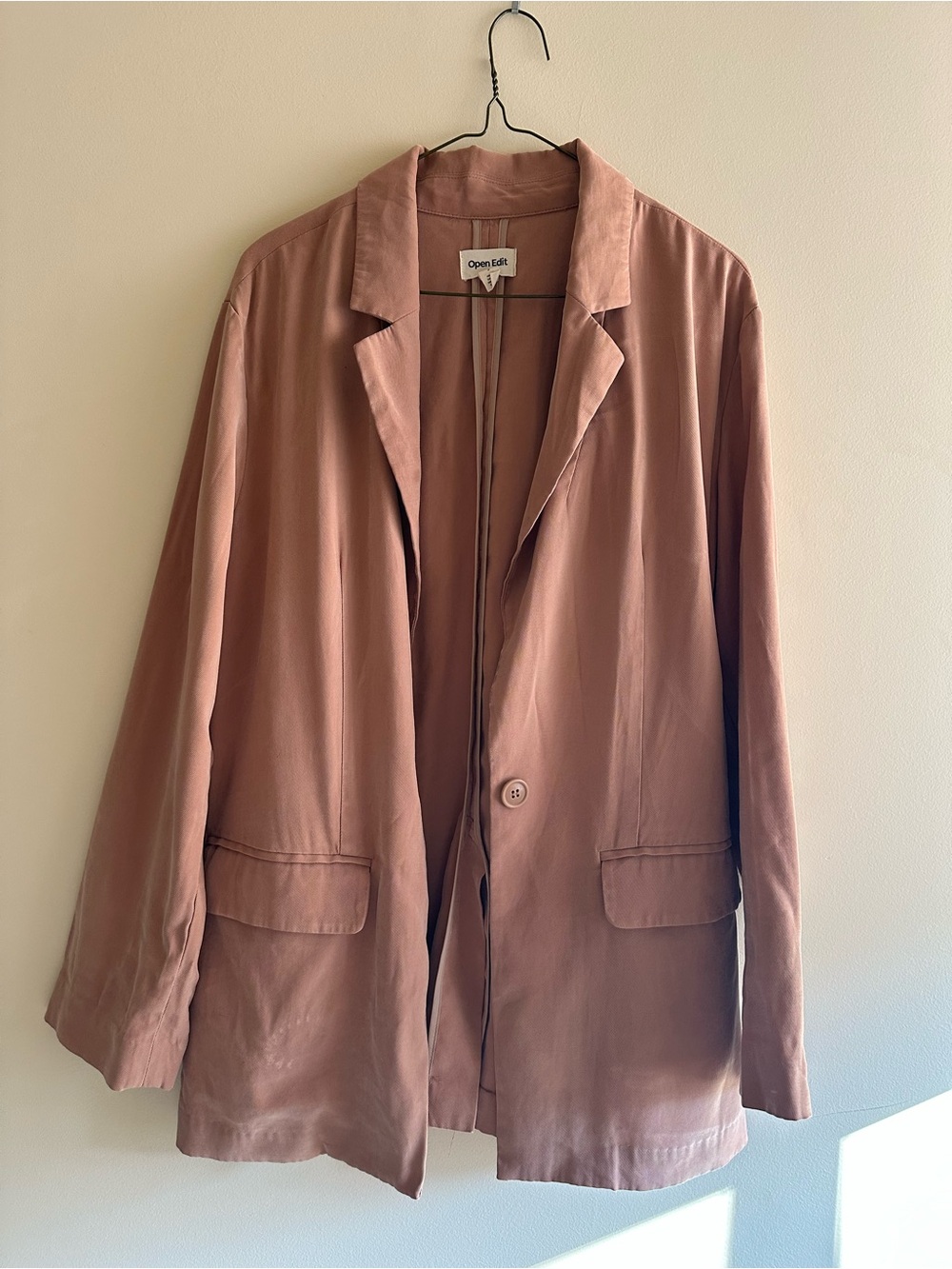 Dusty Rose Women's Blazer Jacket
